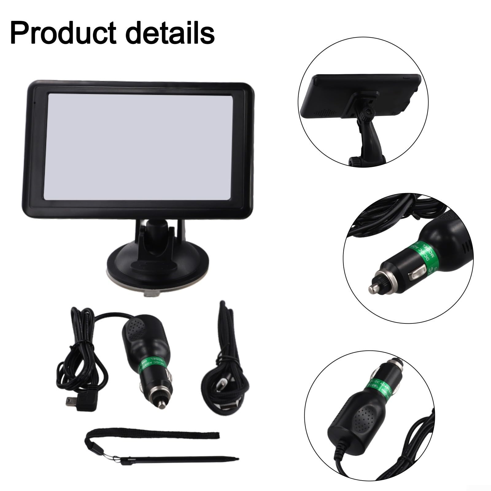 Navigatore GPS 5 Pollice 8GB ROM TFT Touch Screen con Mappa Gratis Regno Unito