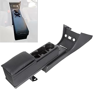 Center Console Kit Compatible with 2011-2020 Dodge Charger Police w/Mini Cup Holder Plate and Trim Set (You Will Receive Two Packages)