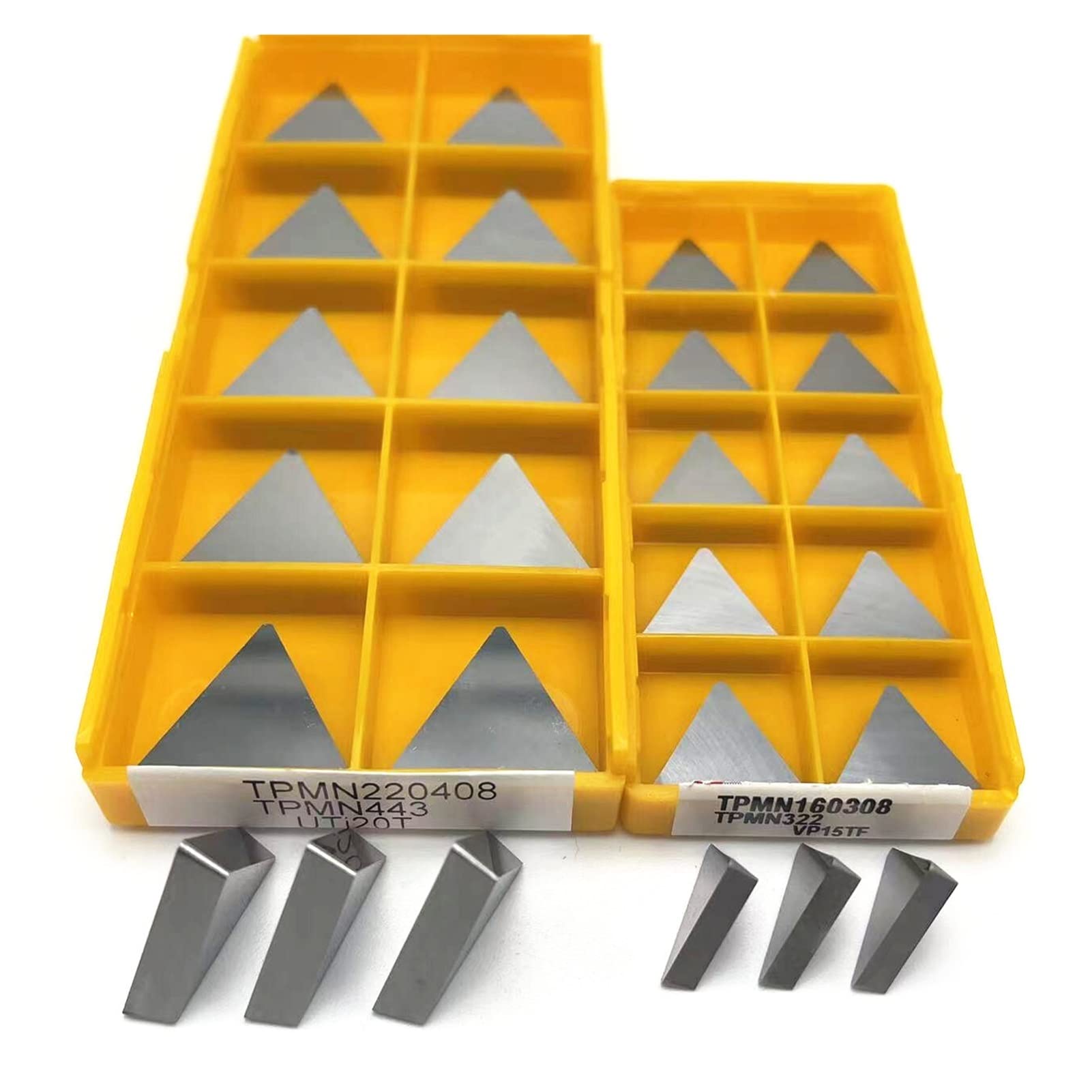 Inserto de fresado TPMN160308 NX2525 TPMN220408 U Herramienta de torneado TI20T TORTARIO TPMN 160308 2204 Herramienta de mecanizado de acero inoxidable Fresadora de pasadores para máquina herra