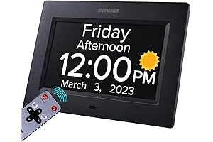 7 Inch Digital Calendar Clock: Perfect for Seniors with Cognitive Needs