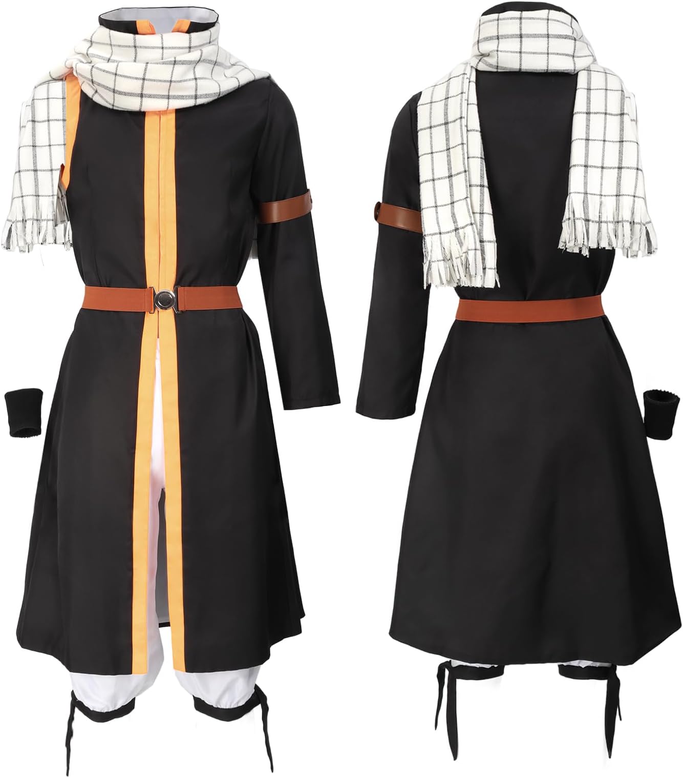 US Size Men's Anime Cosplay Costume With Scarf Wrister