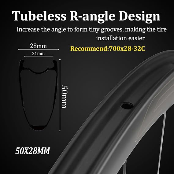 Superteam S-All Carbon D28-50 / S-All EVO DISC Brake Wheelset Disc Brake Wheelset with Carbon Spokes, NBK Ceramic Bearings, Ratchet System