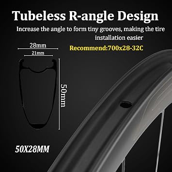 Superteam S-All Carbon D28-50 / S-All EVO DISC Brake Wheelset Disc Brake Wheelset with Carbon Spokes, NBK Ceramic Bearings, Ratchet System