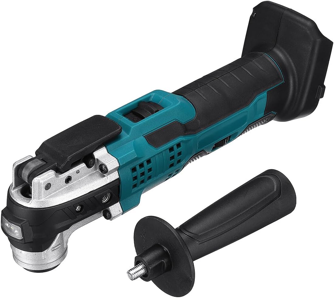 3° 14A Cordless Oscillating Muti-Tools 6 Speed Woodworking Shovel Cutting Trimming Machine Fit Makiita
