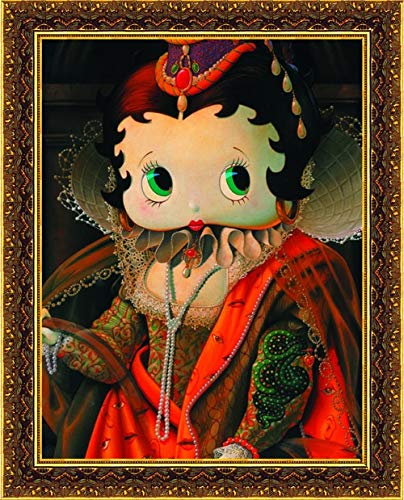 FADE IMAGE ヴィンテージBetty Boop2枚セット Amazon.com: Betty Boop Canvas Printing Wall Picture with Wooden