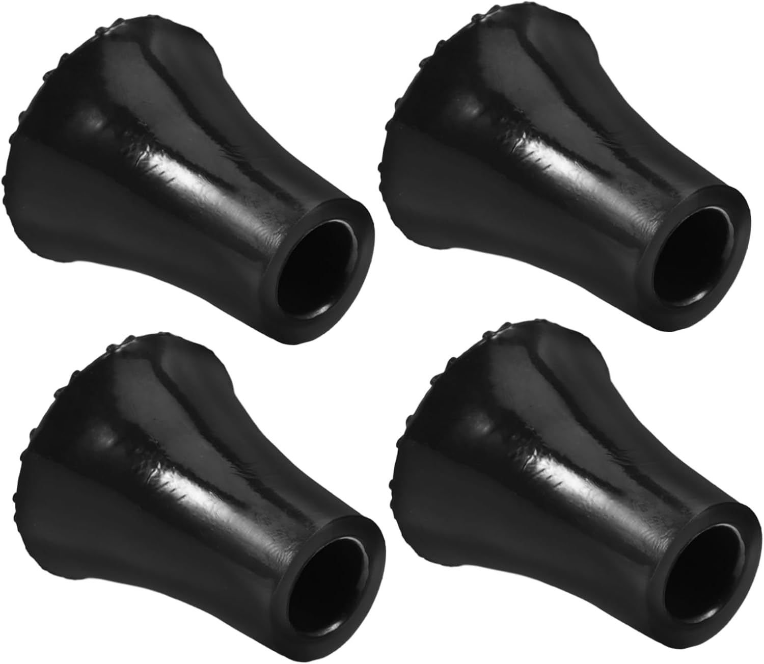 20pcs Nonskid Cane Tips Crutch Foot Protectors for Enhanced Stability Any for Walking Canes and Trekking Poles - Design Fits Standard