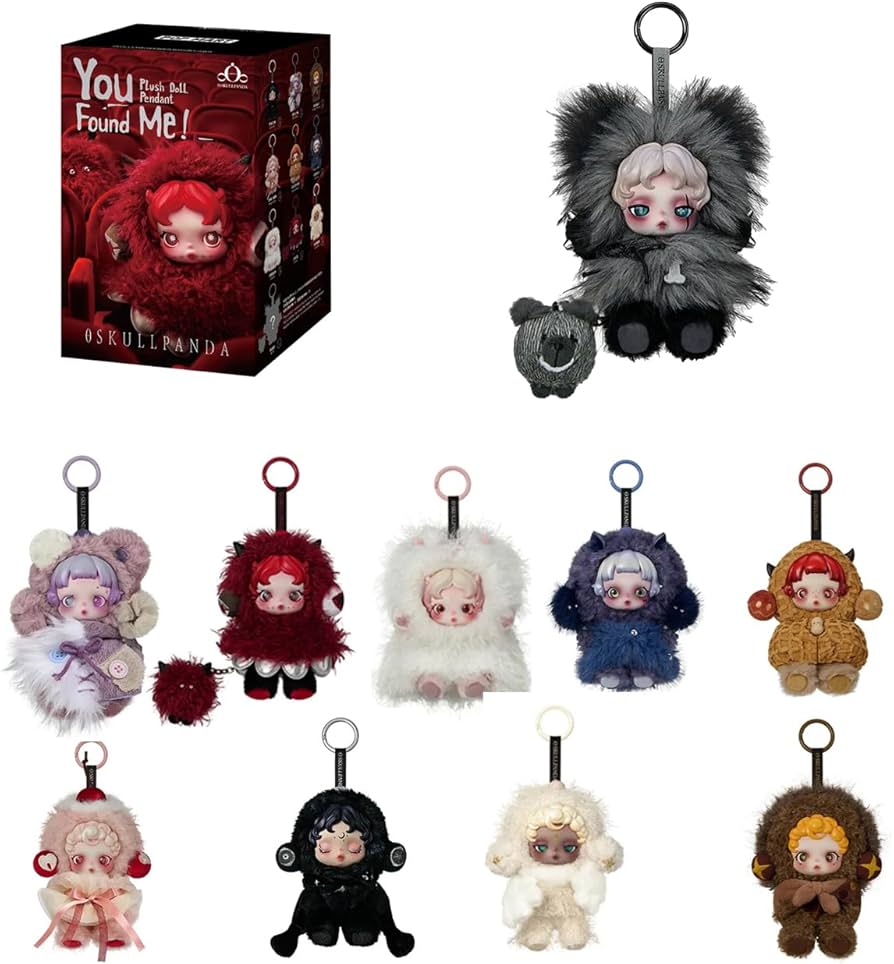 SKULLPANDA You Found Me! ぬいぐるみ2体 Amazon.co.jp: POP MART SKULLPANDA You Found Me! シリーズ