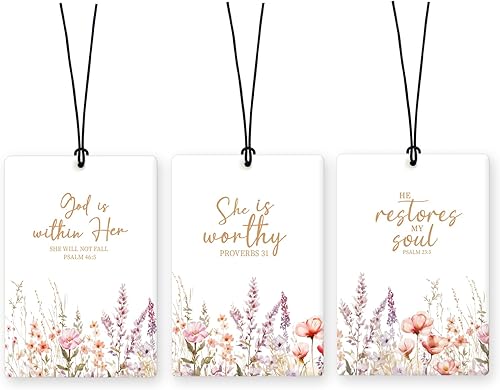 Miniatura 25 de Lacama Ambientador de Aire para Coche Retro Moderno con Guepardo 3 Piezas, Aromas para Coches con Lazo Negro Coquette, Labios con Estampado de