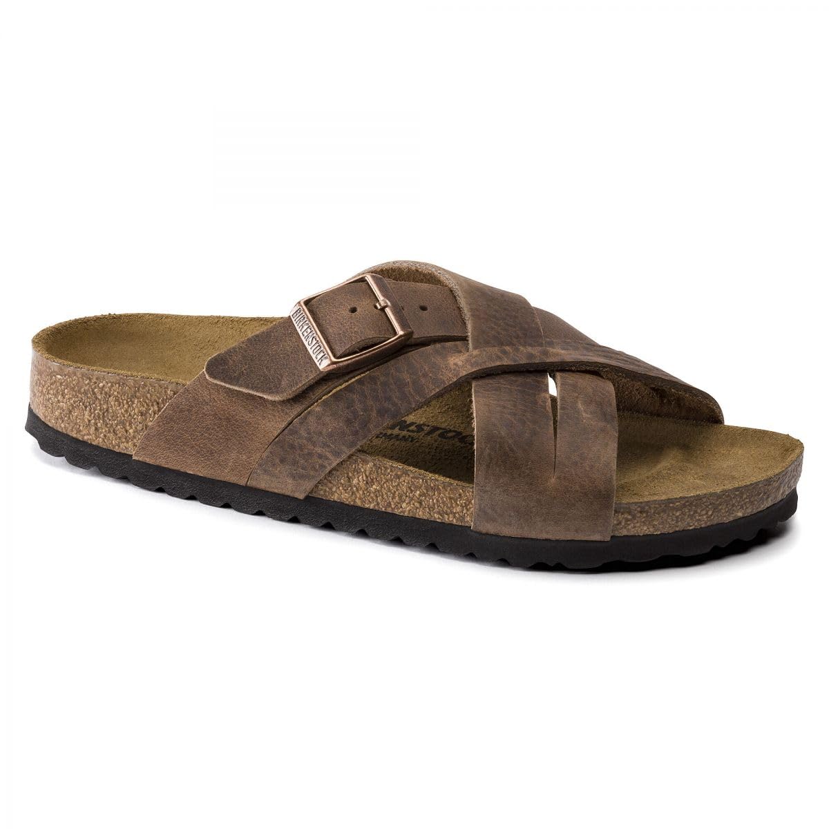 Birkenstock Lugano Oiled Leather Sandals