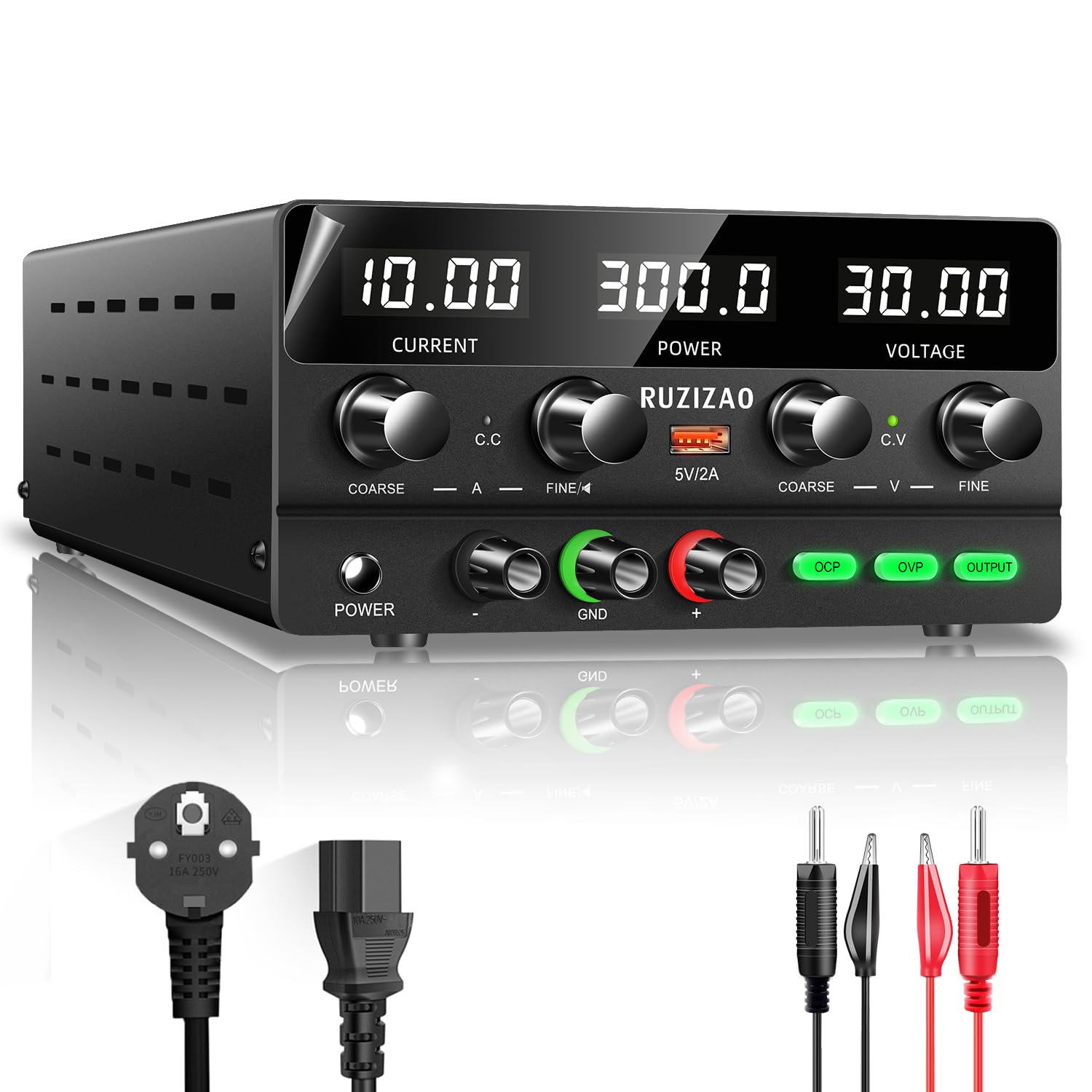 alimentation labo dc 30v 10a réglable