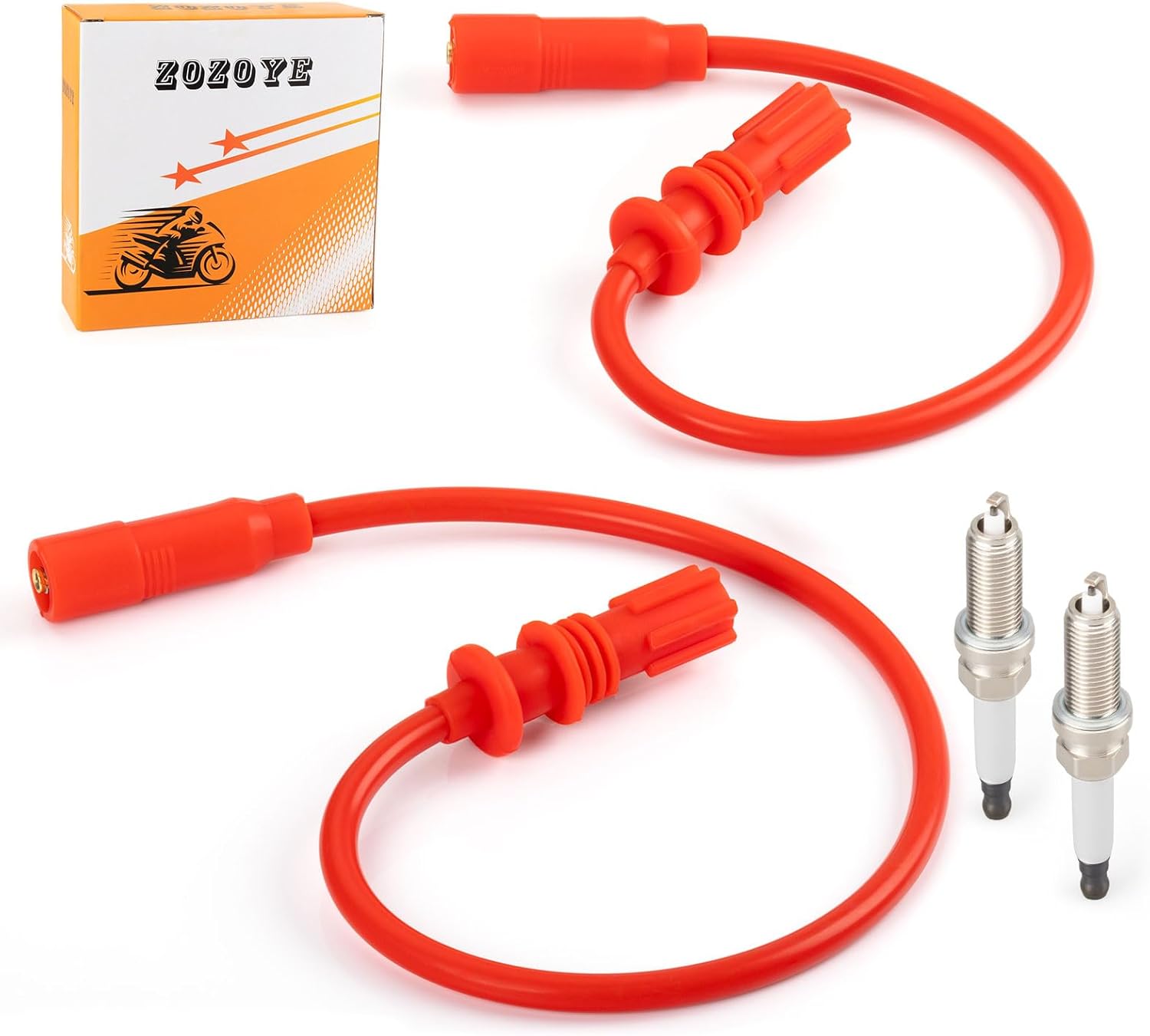 Spark Plug Wire Cap with Spark Plug for Polaris Scrambler Sportsman 850 2012-2024