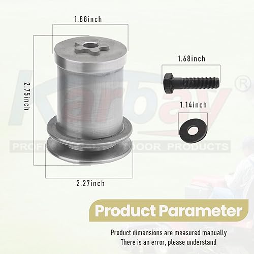 Miniatura 4 de Adaptador de cuchilla 581851501 para cortacésped Husqvarna HU800AWD HU775H HD775HW HD725E HD800HW HU675AWD, reemplaza 581098501 581851501