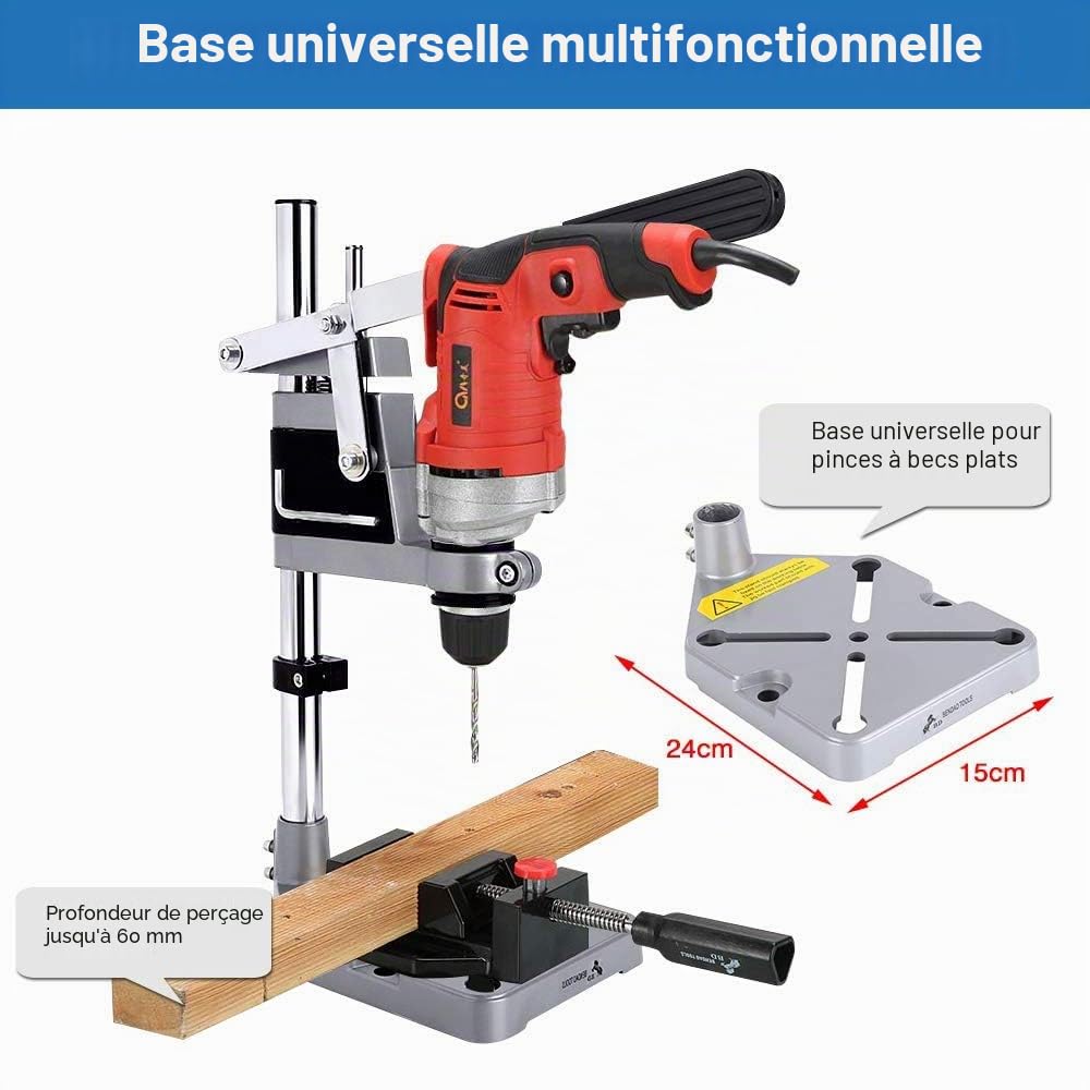 Outil De RéParation Workbench Support Pour Perceuse éLectrique, Plus Stable Et PréCision Pour Le Bricolage, Travail Du Bois, Accueil De RéParation Et Autres Main éLectrique Drill Travail Fixe Etc.