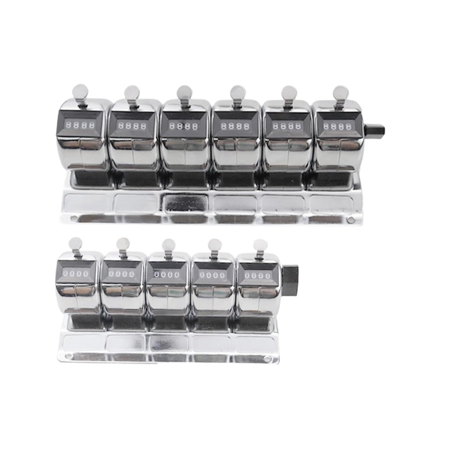 5/6 Conjoined Metal Hand Tally Counter 4 Digit(6 Conjoined)