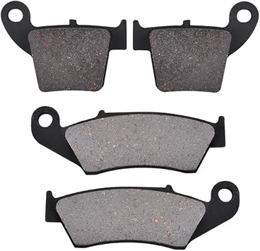 Motorcycle Front Rear Brake Pads Organic Disc For HONDA CRF 250 RX F-disc 260mmm R-disc 240mm, 18" rear wheel 2019-2024