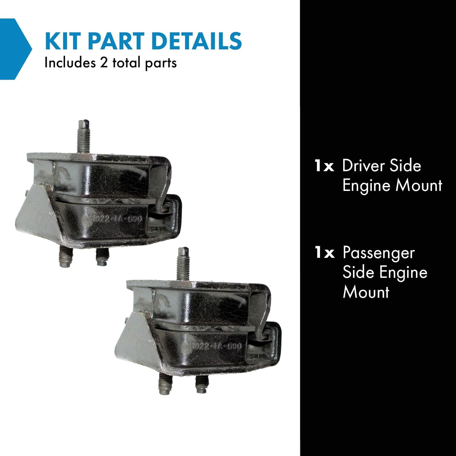trq left and right engine mount set drivers side compatible with 2004-2006 subaru baja 1998-2008 forester 1995-2013 impreza 2015-2018 wrx sti mta36698