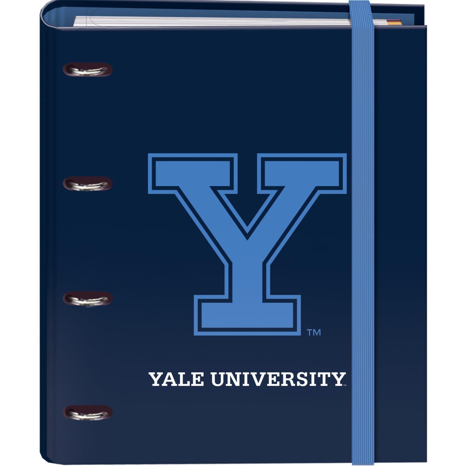 Dohe Yale University Navy Ordner mit 4 Ringen A4 100 Blatt Nachfüllung Schulmaterial