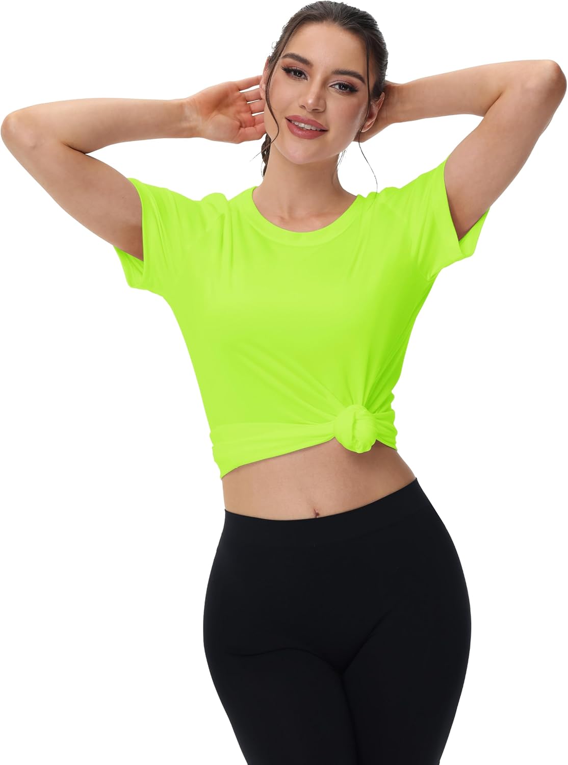 MAGCOMSEN Women's Short Sleeve T-Shirts UPF 50+ Sun Protection Quick Dry Athletic Running Workout Rash Guard Tops - Image 5