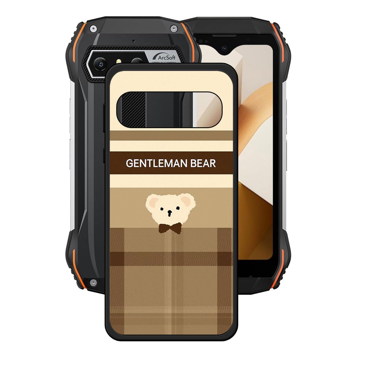 WIMSPEED Cover Per Blackview N6000, Custodia In Silicone TPU Morbido E Ultrasottile, Antiurto E Antigraffio, Nero