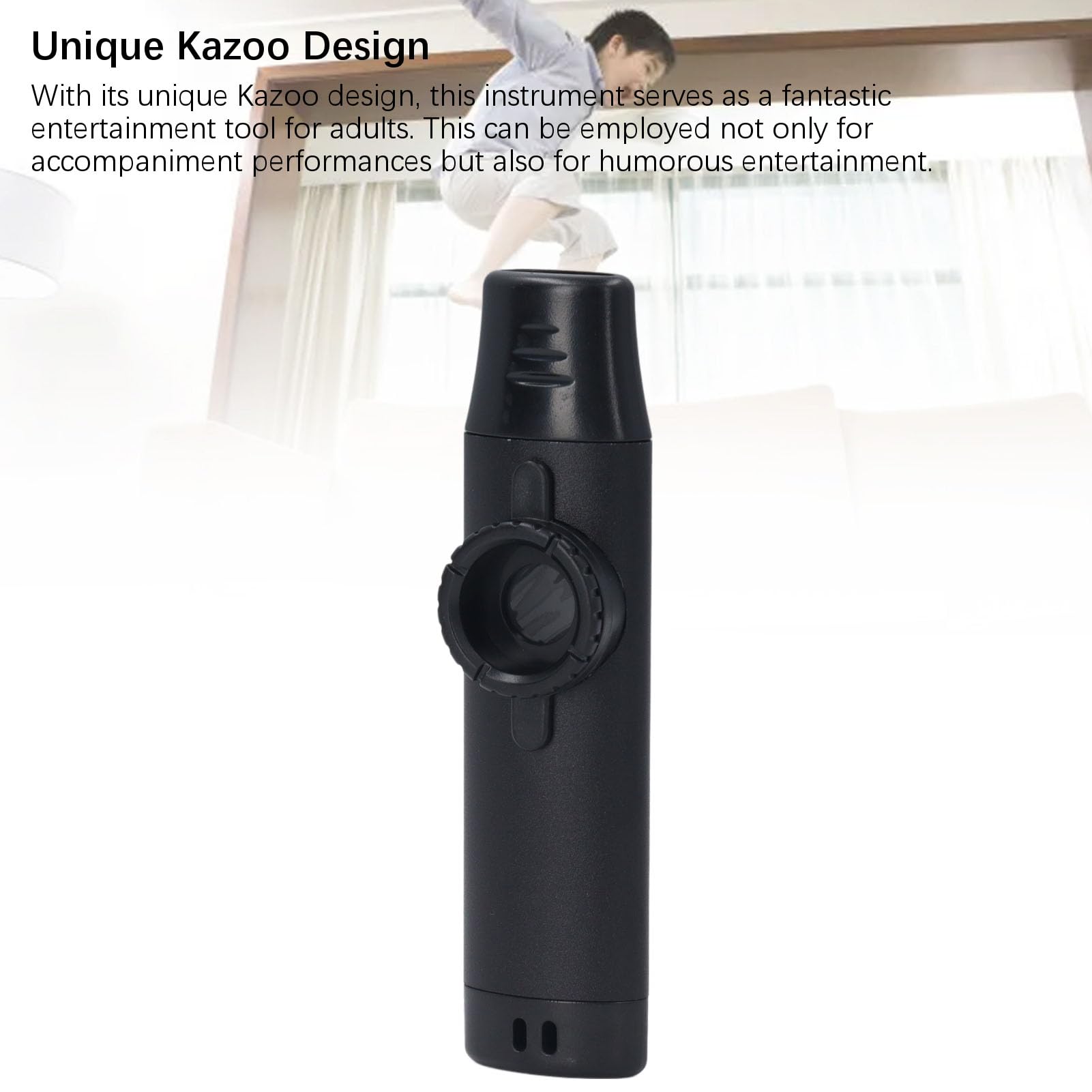 Elektrische Kazoos für Erwachsene, elektrisches Kazoo aus Metall mit Tonabnehmer, 9,8 Fuß langes Tonkabel, professionelles elektrisches Kazoo-Set für Erwachsene, Musikinstrument
