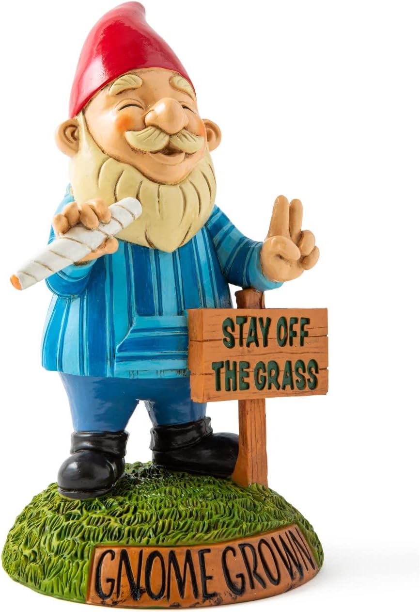 BigMouth Inc Marijuana Garden Gnome, Multicolor
