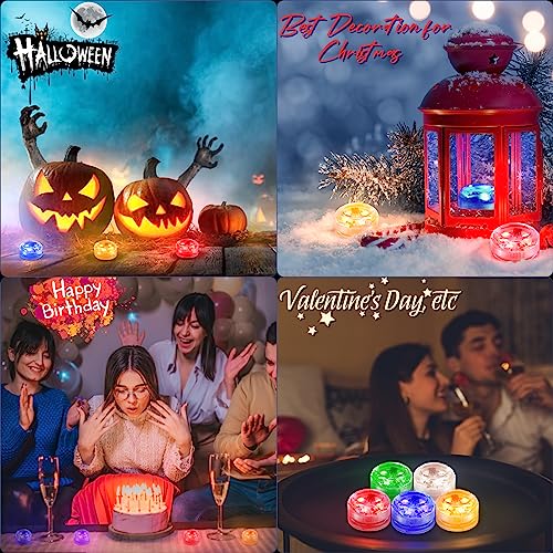 Idyl Light IDY-RGB-20P-EU Submersible Led Lights With Remotes, Waterproof Tea Lights Candles Battery Operated Rgb Color Changing Small Led Light thumb #4