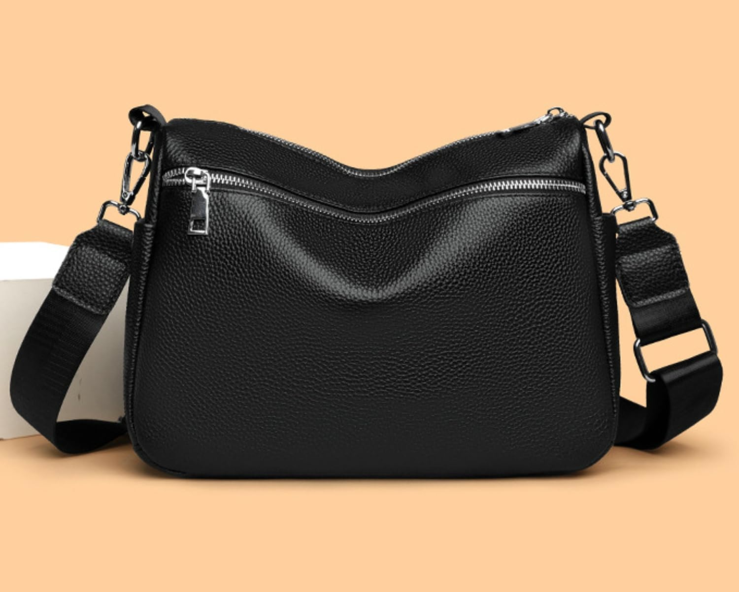 Slouchy Crossbody Bags Women Trendy PU Leather Cross Body Hobo Crescent Shoulder Purses Bag Small Travel Tote Handbags 2026