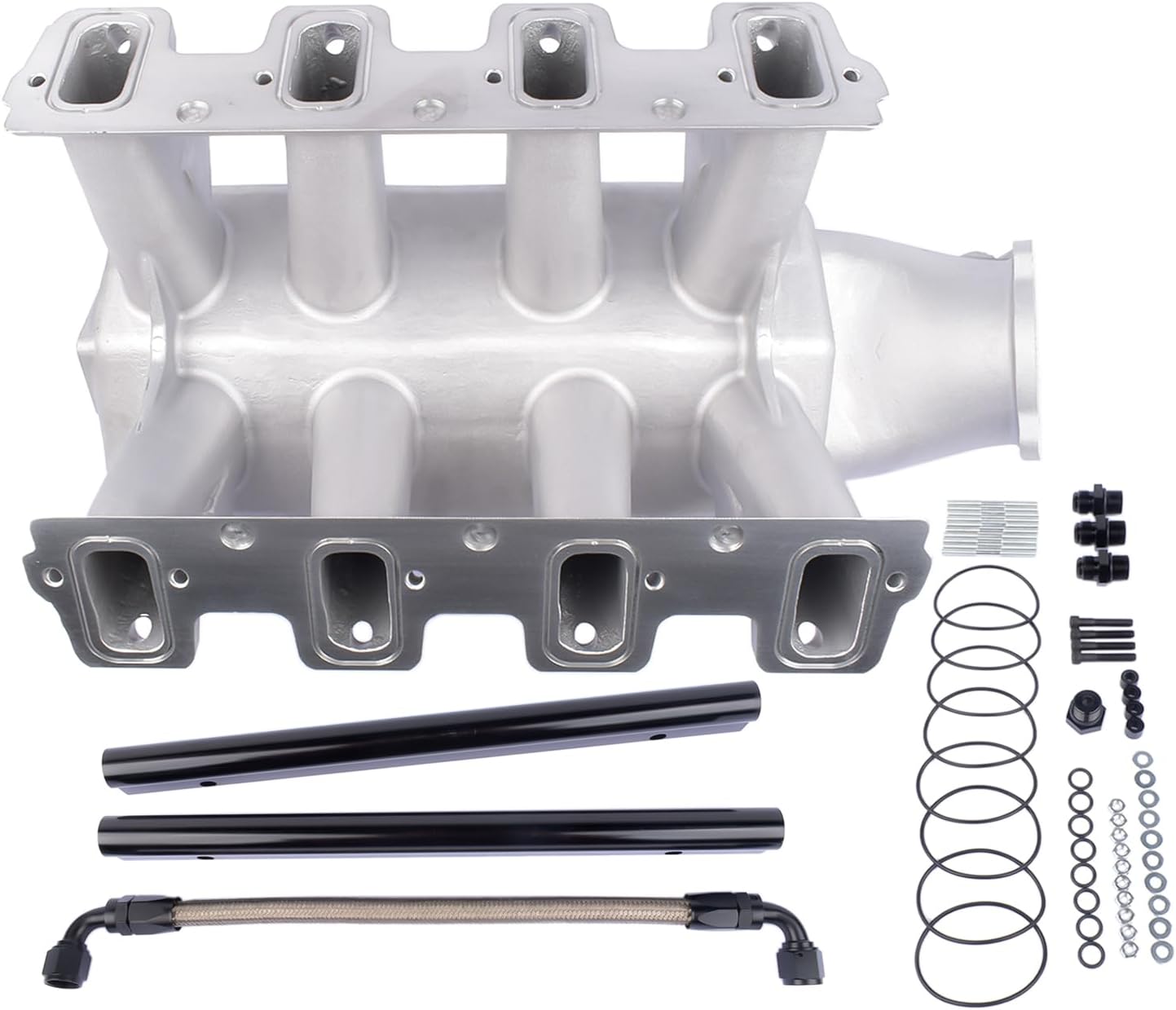 Multi-Port Intake Manifold Replacement for Chevy GM LS3 L92 Small Block 92mm LS-based Engines Fit Rectangular Port Only V8 6.2L 300-116