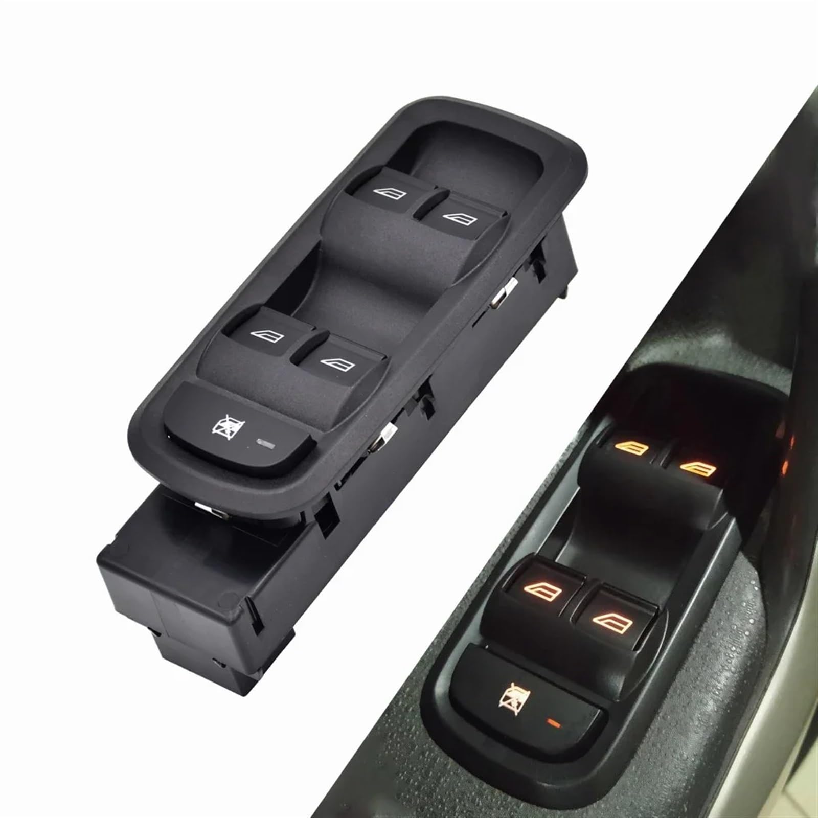 MOO Interrupteur À Bouton Poussoir 1A 24V 8Mm Mini Voiture Étanche