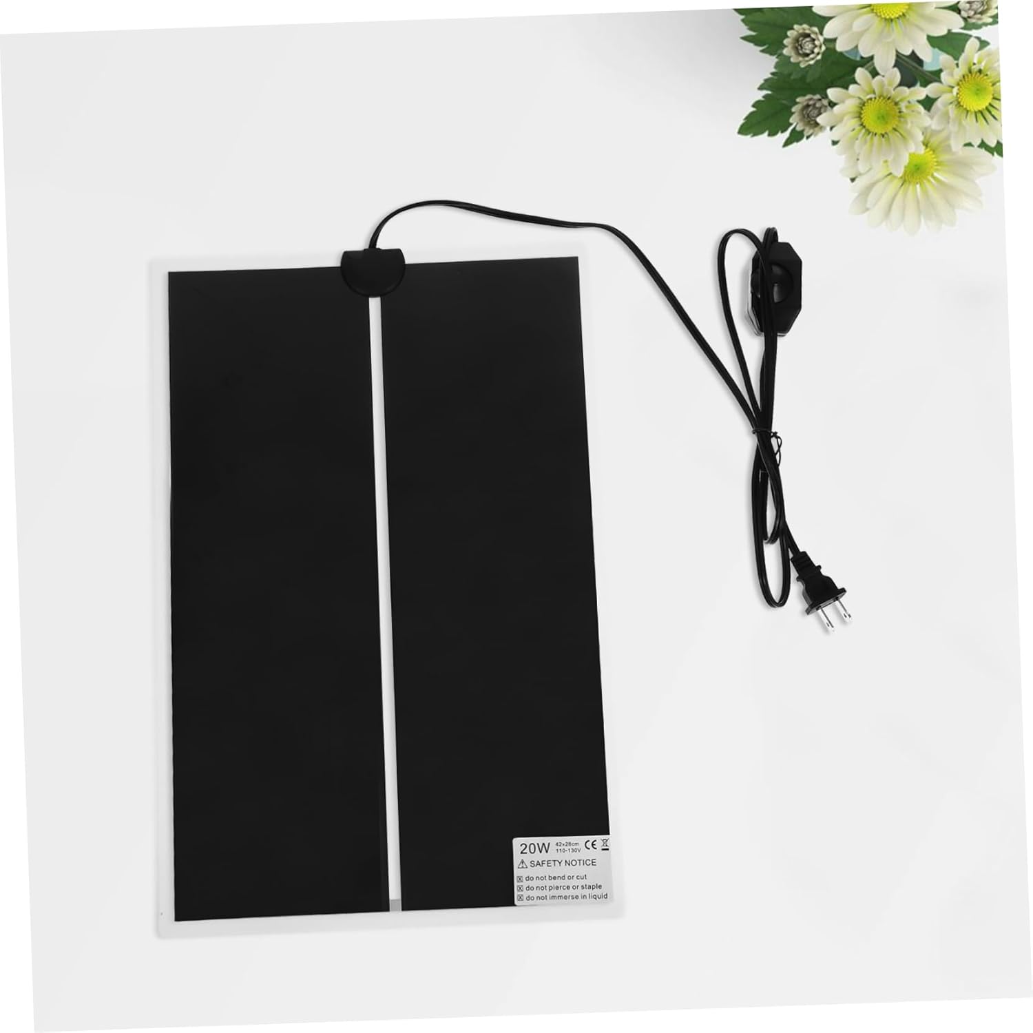 3pcs Reptile Heating Pad with Temperature Control Insulation Mat for Terrarium Heat Mat for Lizards and Pets Compatible with Voltage