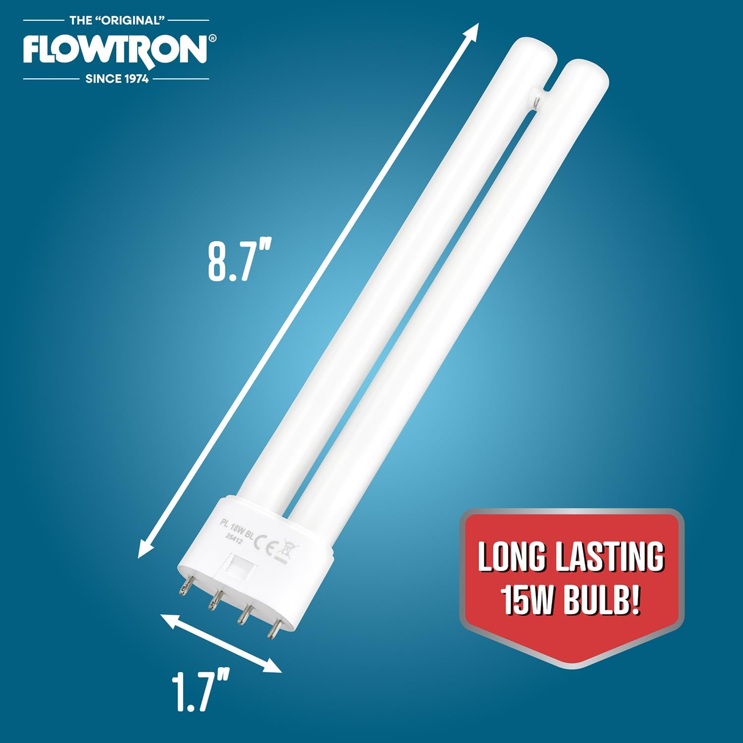 Flowtron RBBZ-18 | 15W UV Replacement Bulb for FLWBZ18
