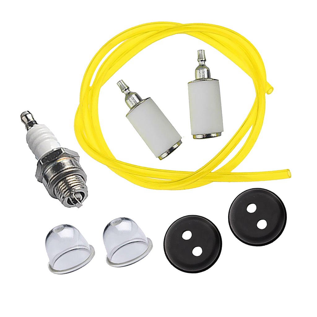 Fuel Filter Primer Bulb Fuel Line Spark Plug Grommet Assembly Kits for
