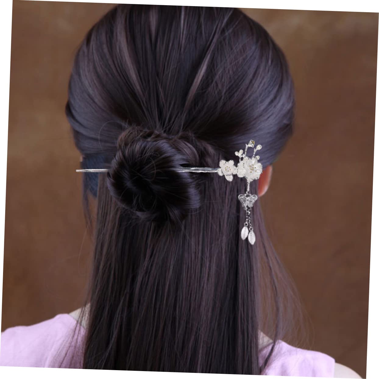 POPETPOP 5piezas Horquillas De Pelo Elegantes Decoración De Flor De Ciruelo y Borlas Accesorios De Peinado Para Mujeres y Niñas Herramienta De Estilo Retro Para Eventos Formales