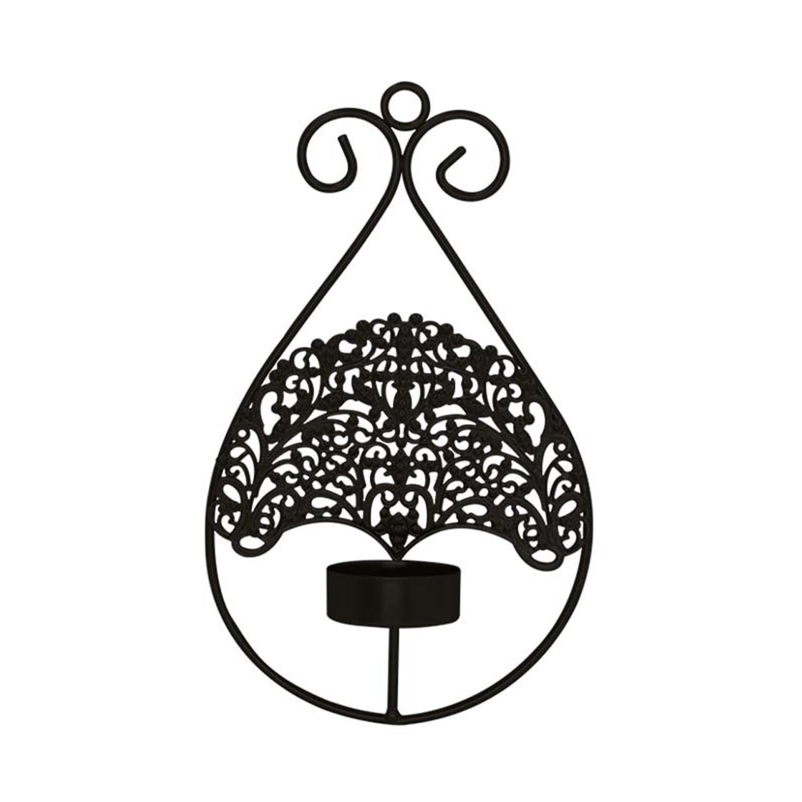 Buxuaaaa Tree Designs Metal Wall Sconce Holder for Home Decors European Styles Wall Hanging Candlestick Ornament Metal Holder