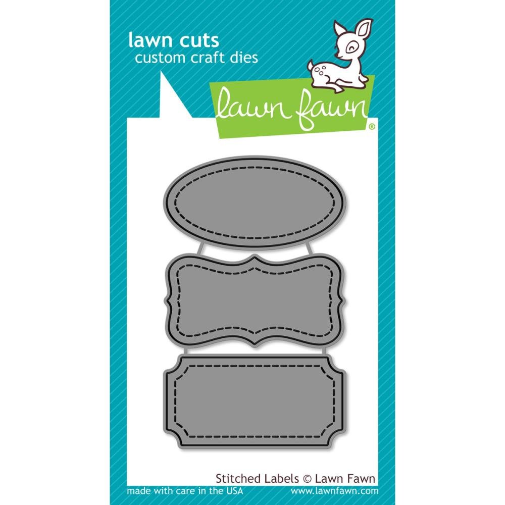 Lawn Cuts Custom Craft Die LF858 Stitched Labels