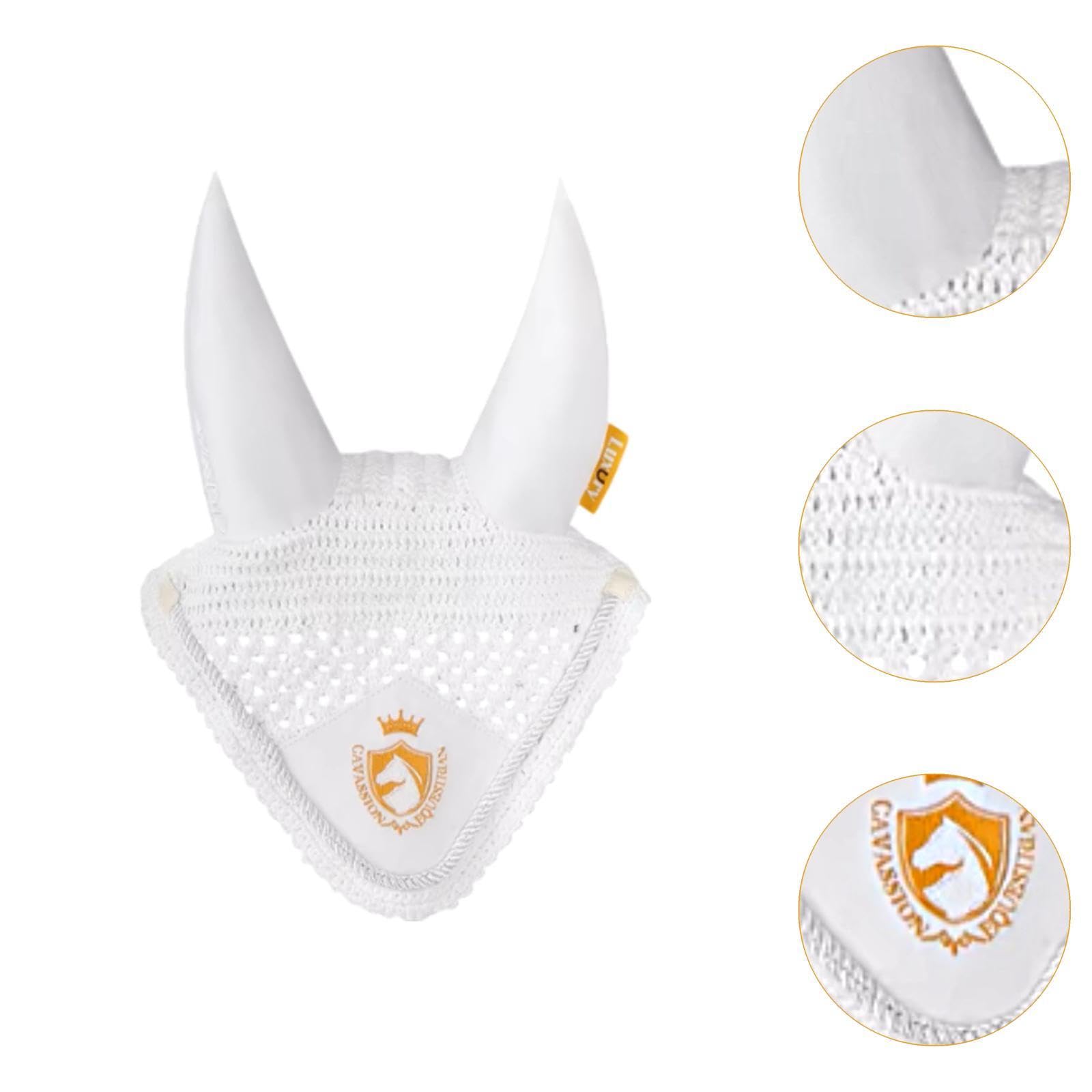 Bonnet Anti-Mouches pour Chevaux, Accessoire Pratique Couvre-Oreilles