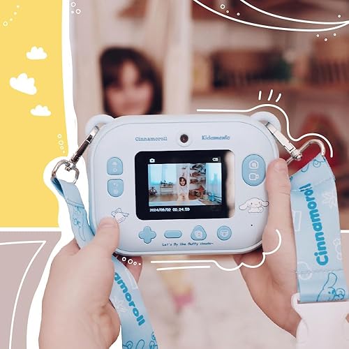 Miniatura 5 de Kiimento Cámara digital de impresión instantánea sin tinta y grabadora de video para niños, adolescentes y adultos con modo selfie, libro Momento y