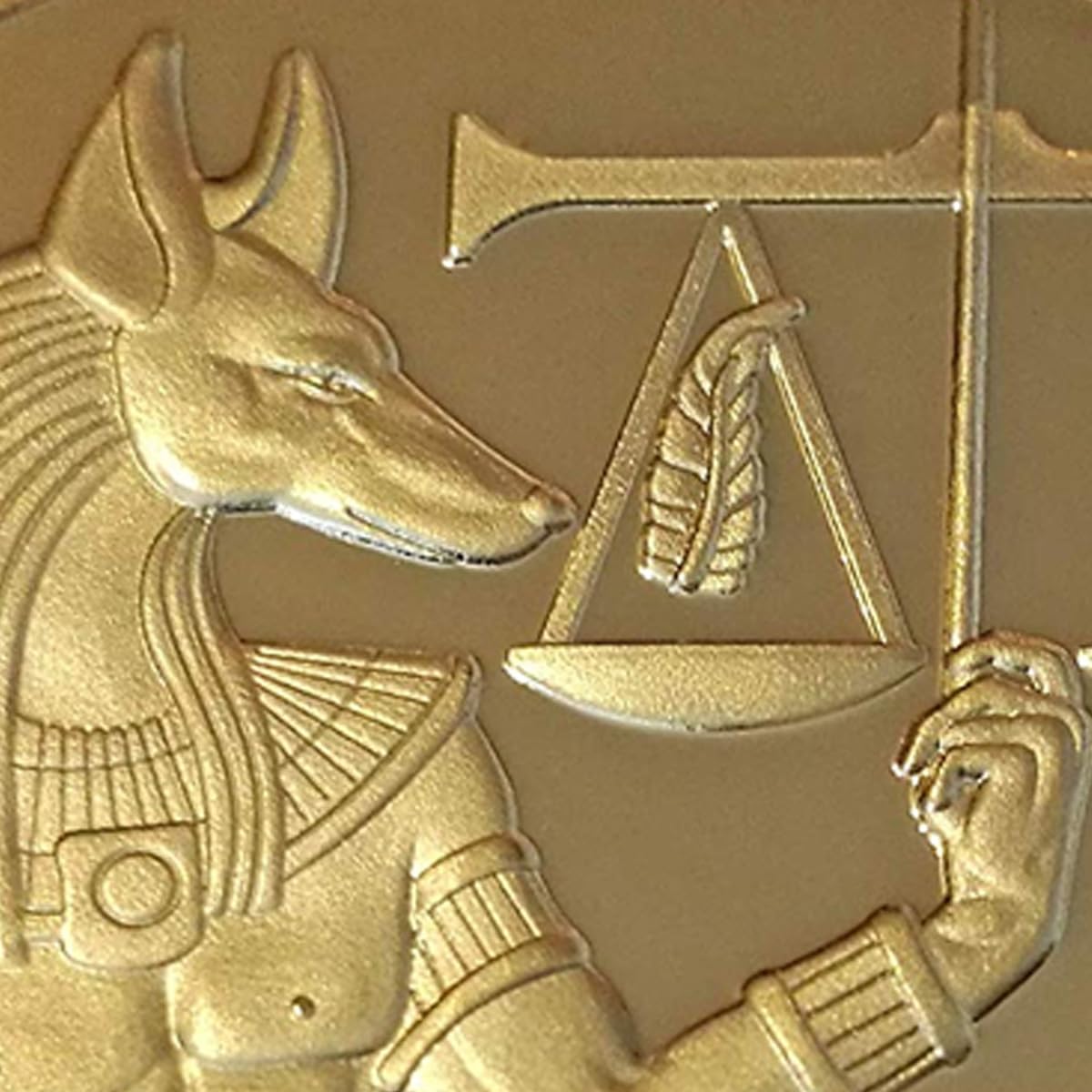 Pièce Commémorative De Collection Ornementale Égyptienne du Protecteur Antique Anubis