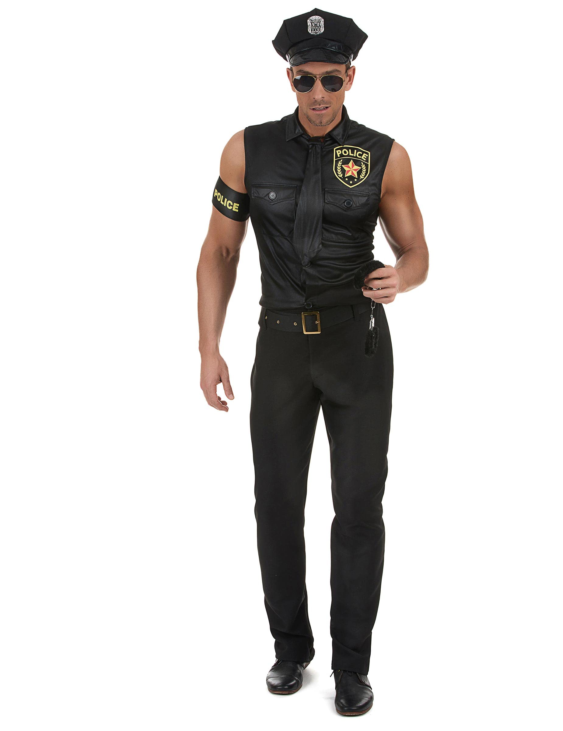 LUCIDA Déguisement policier sexy homme