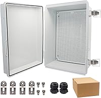 Vista 32 de Caja Eléctrica Impermeable para Exteriores Caja de Conexiones Resistente a la Intemperie IP67 Carcasa de Plástico ABS Caja de Proyecto