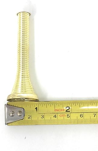 Miniatura 3 de Tapón flexible de puerta de resorte de 3.1/8" chapado en latón [2908BB] - Tope Puerta