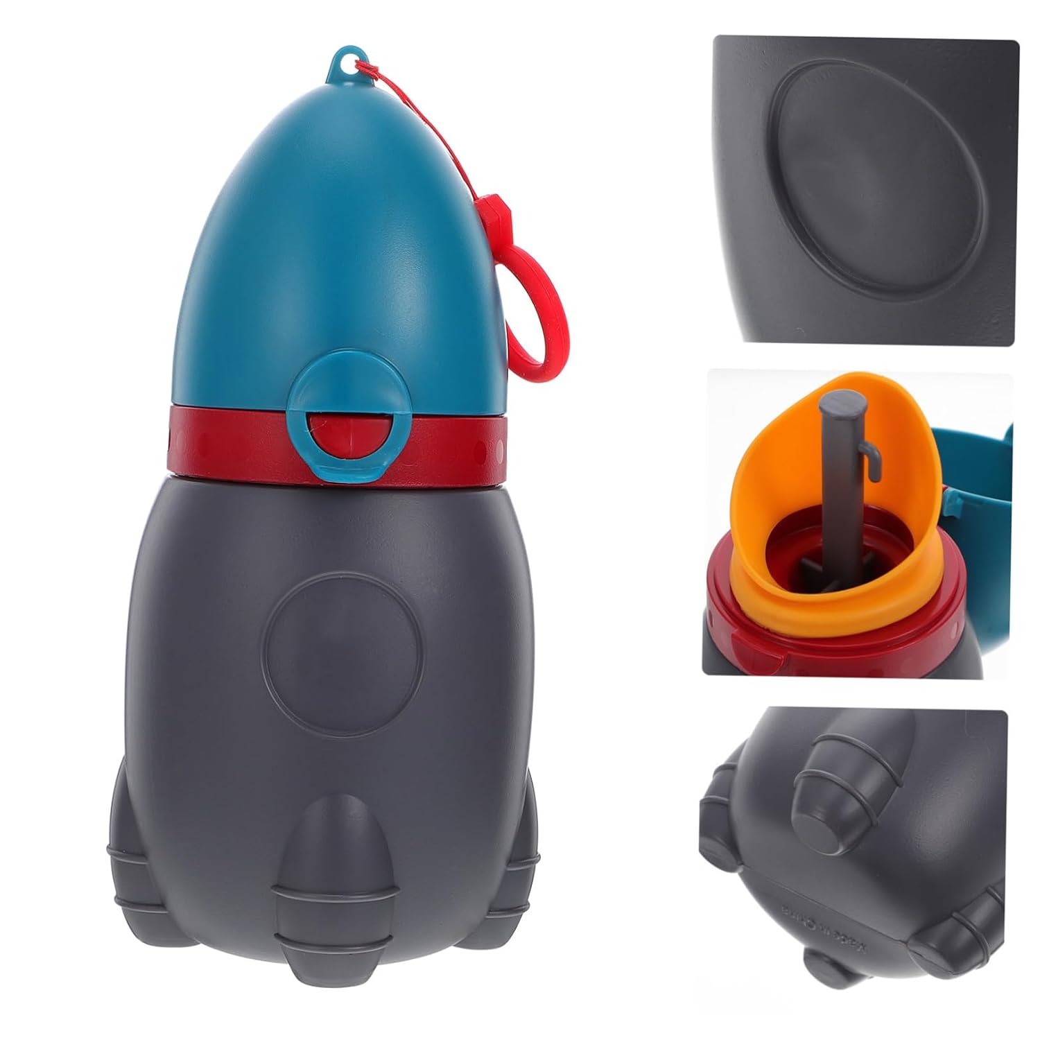 Portable Travel Potty Urinal Bottle for Boys and Leakproof Emergency Potty Cup with Spout Lightweight and Reusable Car Camping Toilet