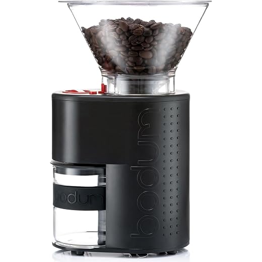 Bodum Bistro Burr Coffee Grinder, 1 EA, Black