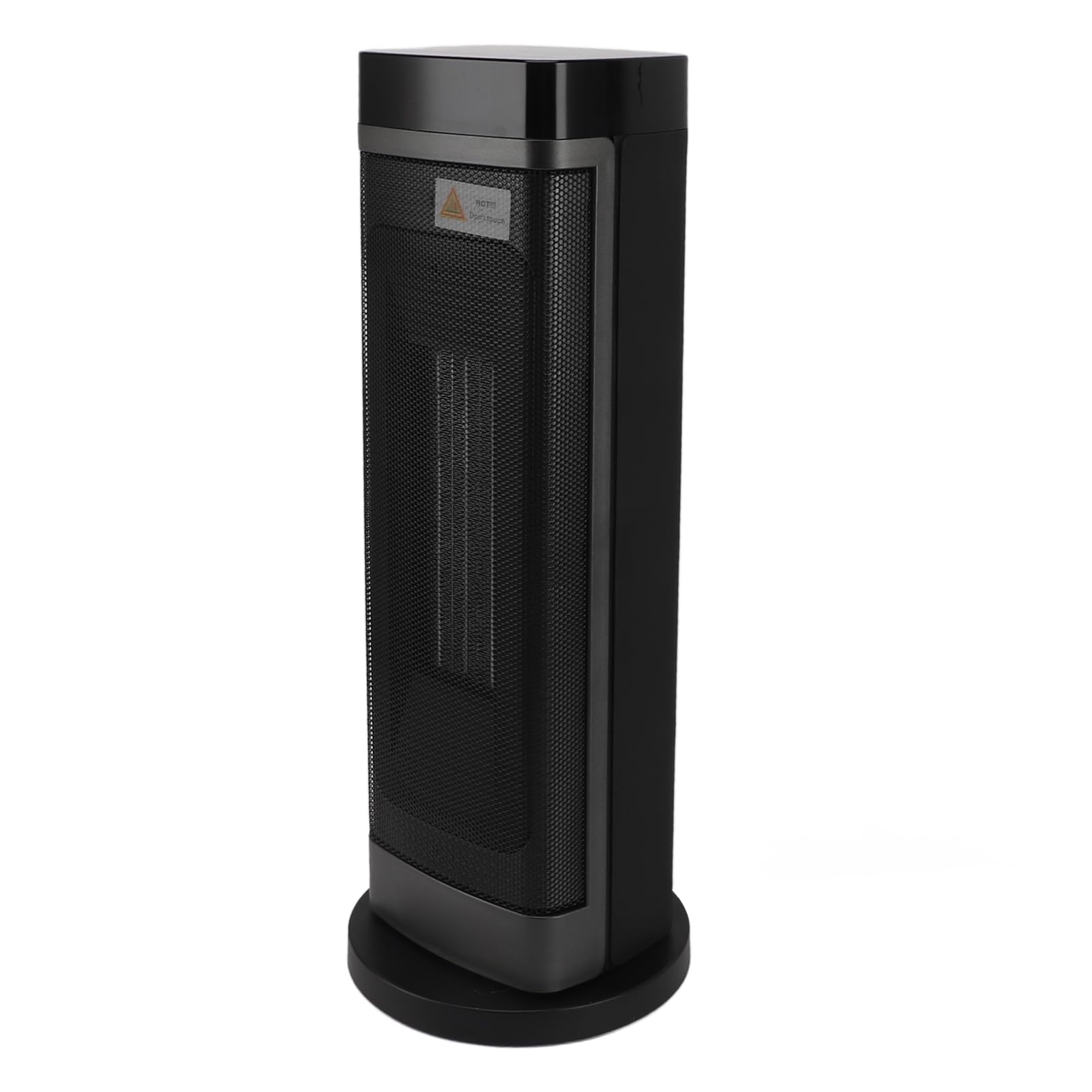 Fdit Calefactor Eléctrico Cerámico 1500W, Torre Oscilante 70° con Control Remoto, Termostato y Temporizador 1-9H, Apagado Automático, para Uso en Interiores Hogar Oficina (Enchufe europeo 220V)