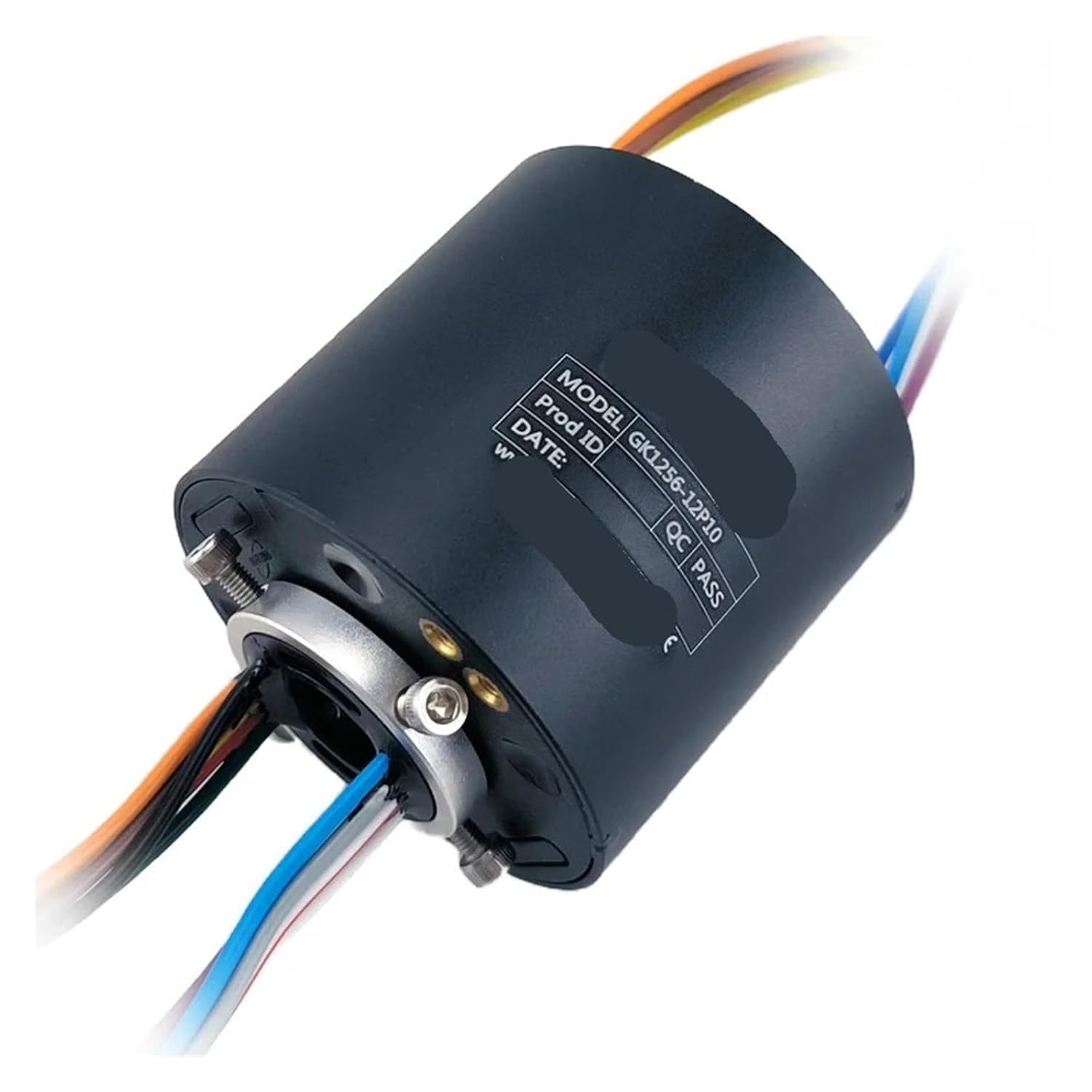 GK1256-12P10 Rotary Joint Industrial Slip Ring Inner Diameter 12.7mm Hollow high Power Slip Ring