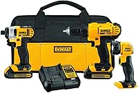 Vista 1 de DeWalt DCK340C2 20V máx. Kit combo de 3 herramientas