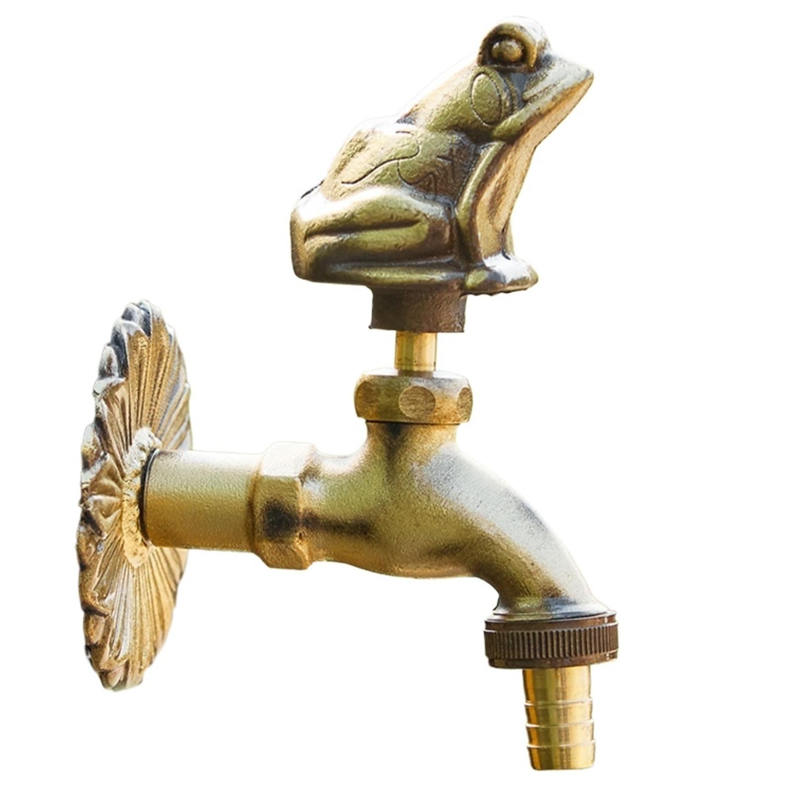 Outside Tap Stainless Steel Garden Faucet Courtyard Outdoor Faucets Antifreeze Cracking Column Water Tap Washing Machine Taps(Color 03)