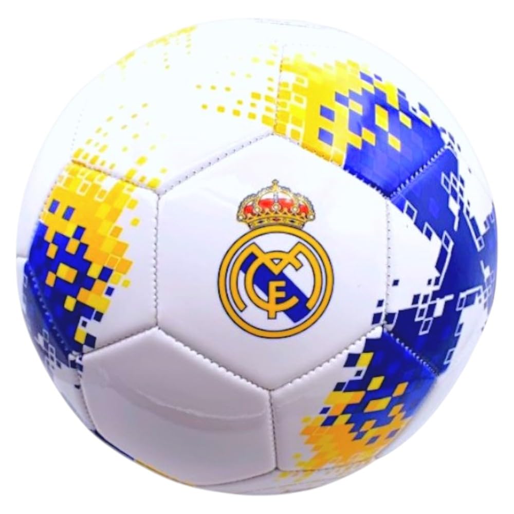 Real Madrid Balón pequeño diseño pixelado Talla 1 Oficial