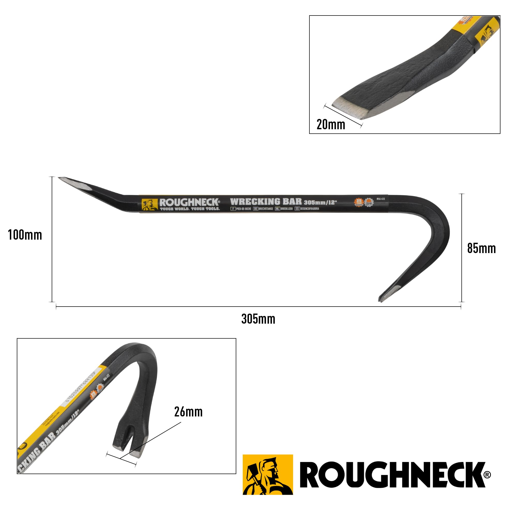Roughneck 64412 Brecheisen 30,5 cm