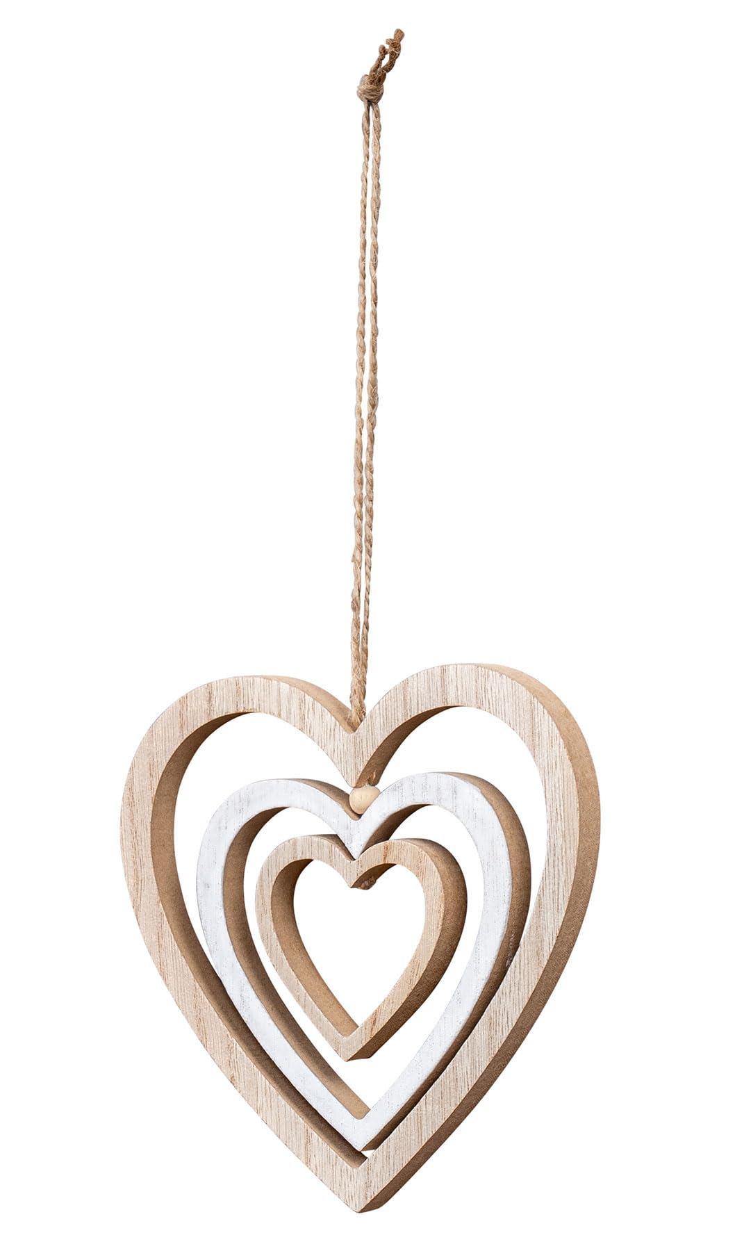 Cuore In Legno Fatto A Mano "Angelo Nel Libro Della Vita" - Targhetta Commemorativa Con Spago In Iuta